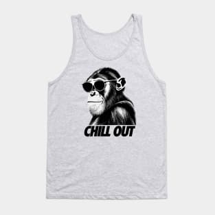 Chimpanzee chill out Tank Top